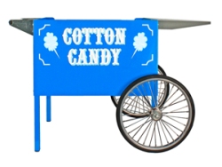 High Production Cotton Candy Machine/Blue Cart.